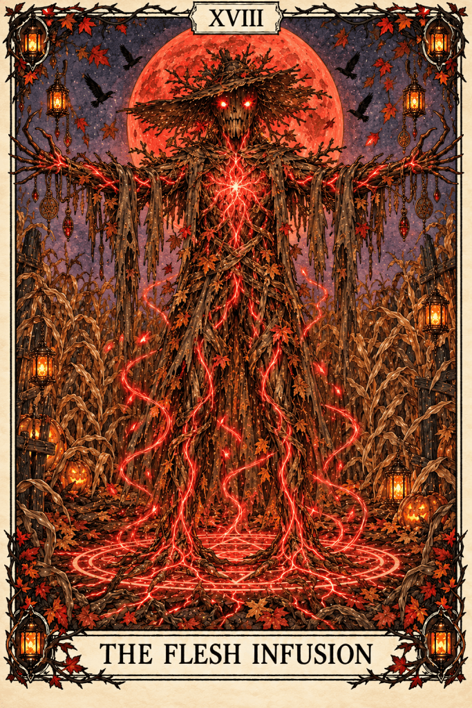 The earthbound crimson effigy